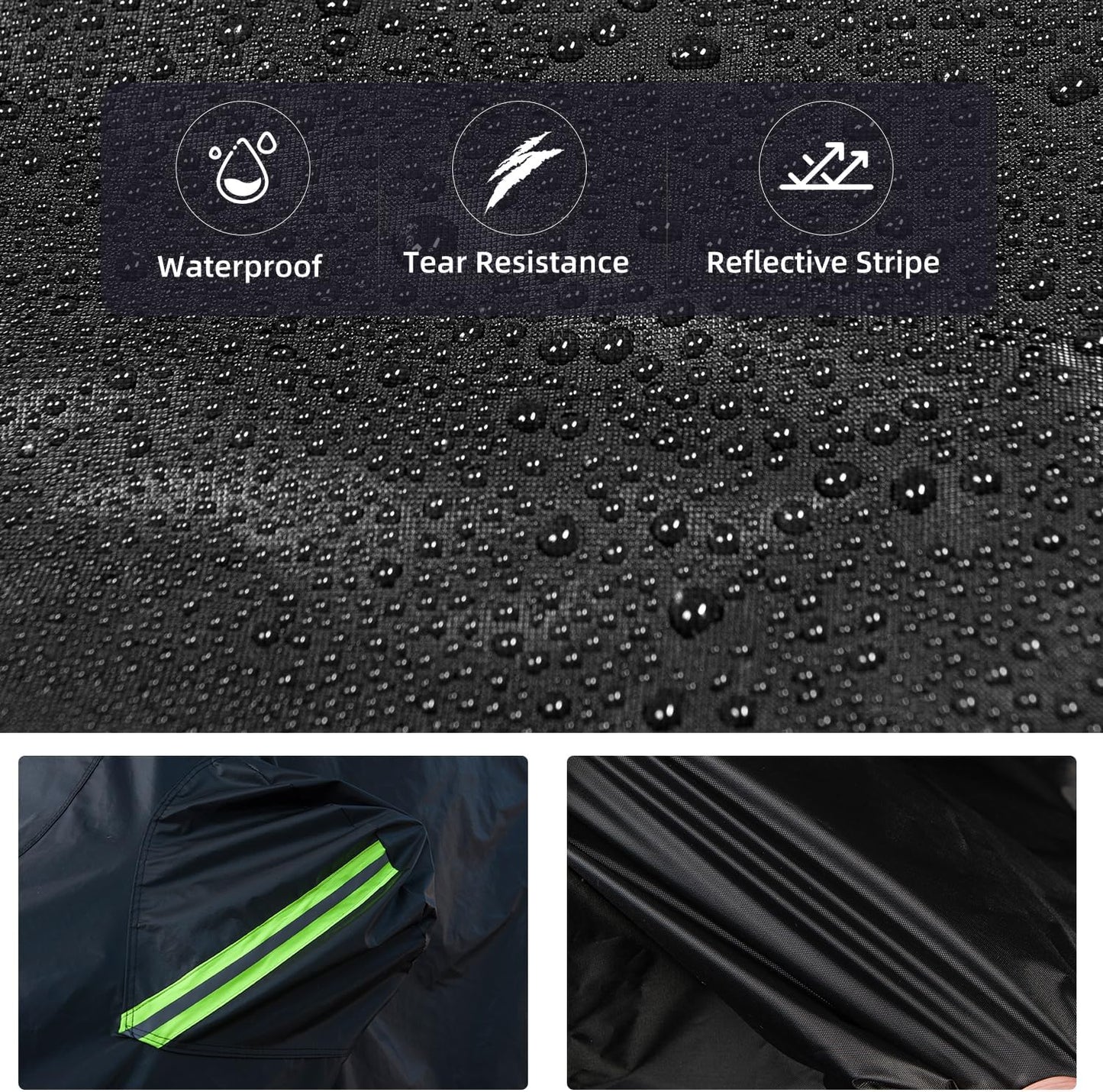 Car Cover Custom Fit for Toyota Corolla, Waterproof All Weather Full Exterior Cover Rain Snow UV Protection Cover with Door Zipper