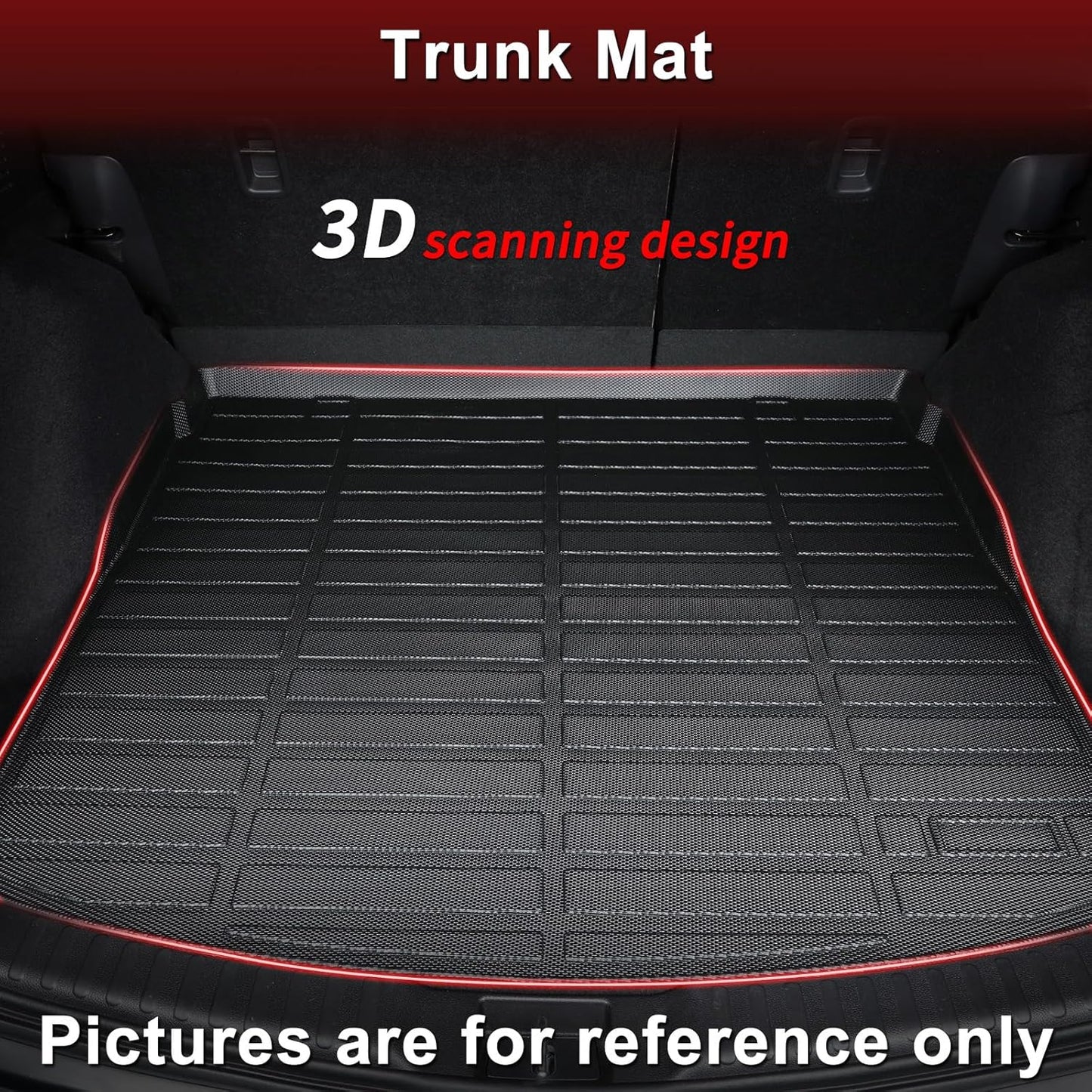 Wayhigh-All Weather Floor Mats and Cargo Liner Set Fit for 2019-2025 2026 BMW X5 5 Seats TPE Car Mats Waterproof Heavy Duty Rubber Floor Liners for BMW X5 2019-2025 2026
