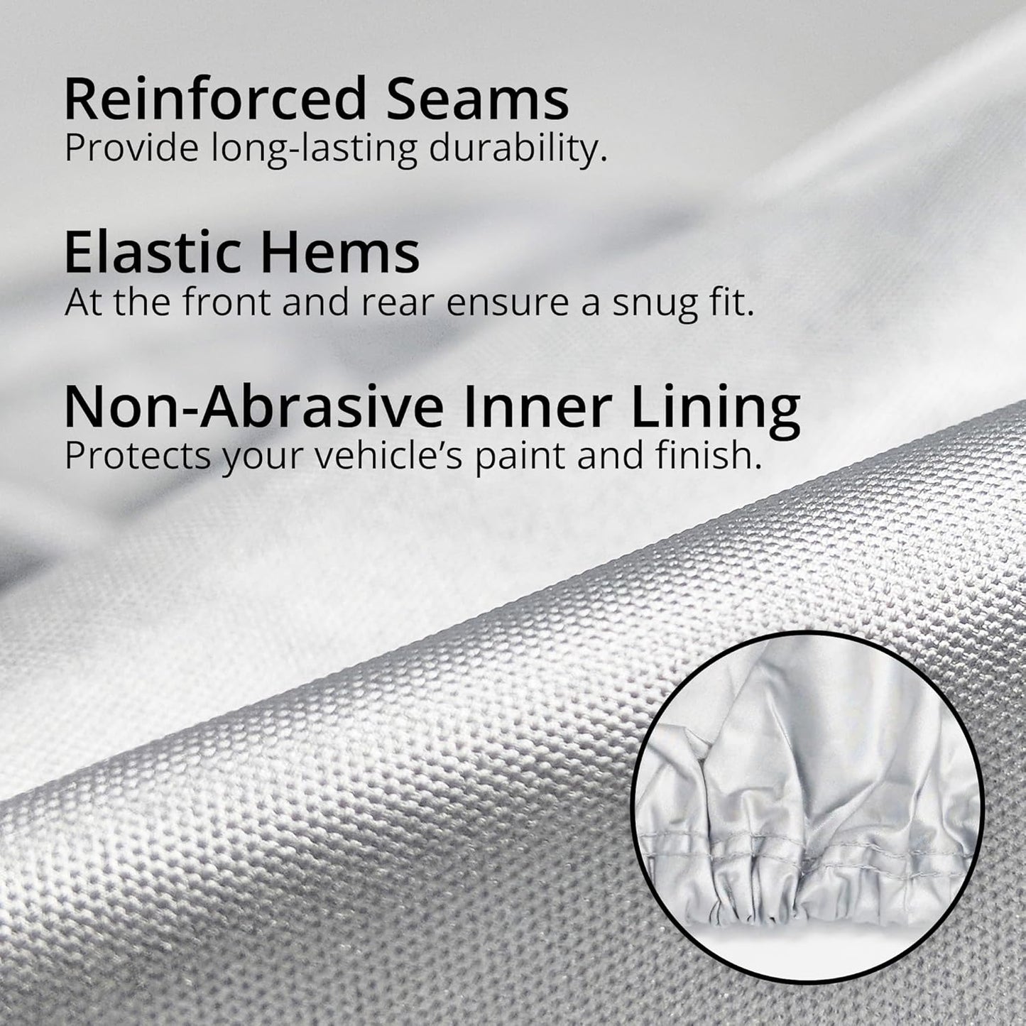 Weatherproof Outdoor Gray Color Truck Cover Compatible with 1948-1983 Ford F-Series Regular Cab ~6.5' & Shell - Outdoor & Indoor - Rain, Snow, Hail, Sun - Theft Cable Lock, Bag & Wind Straps