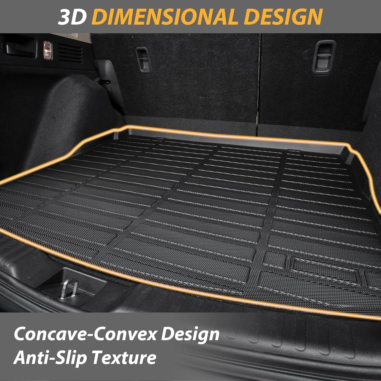 AIPOIL® Floor Mats & Cargo Liner Set for 2019-2025 Ascent 7/8 Passenger | All-Weather | Easy to Clean | All-Round Protection丨Full Set Automobile mats Accessories.