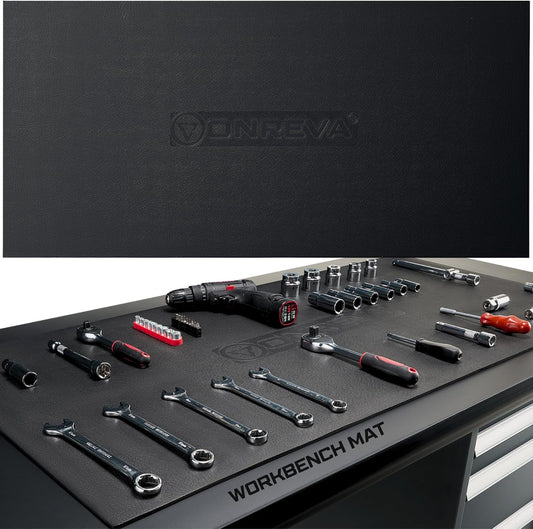 Workbench Mat 24X72 Inches, EVA Work Mat, Protect Your Work Bench Top, Heavy Duty Pad for Tool Box Top, Table, Tool Station, Rolling Cabinet Cart Cover Liner Matt, 72"X24" 5mm Thick
