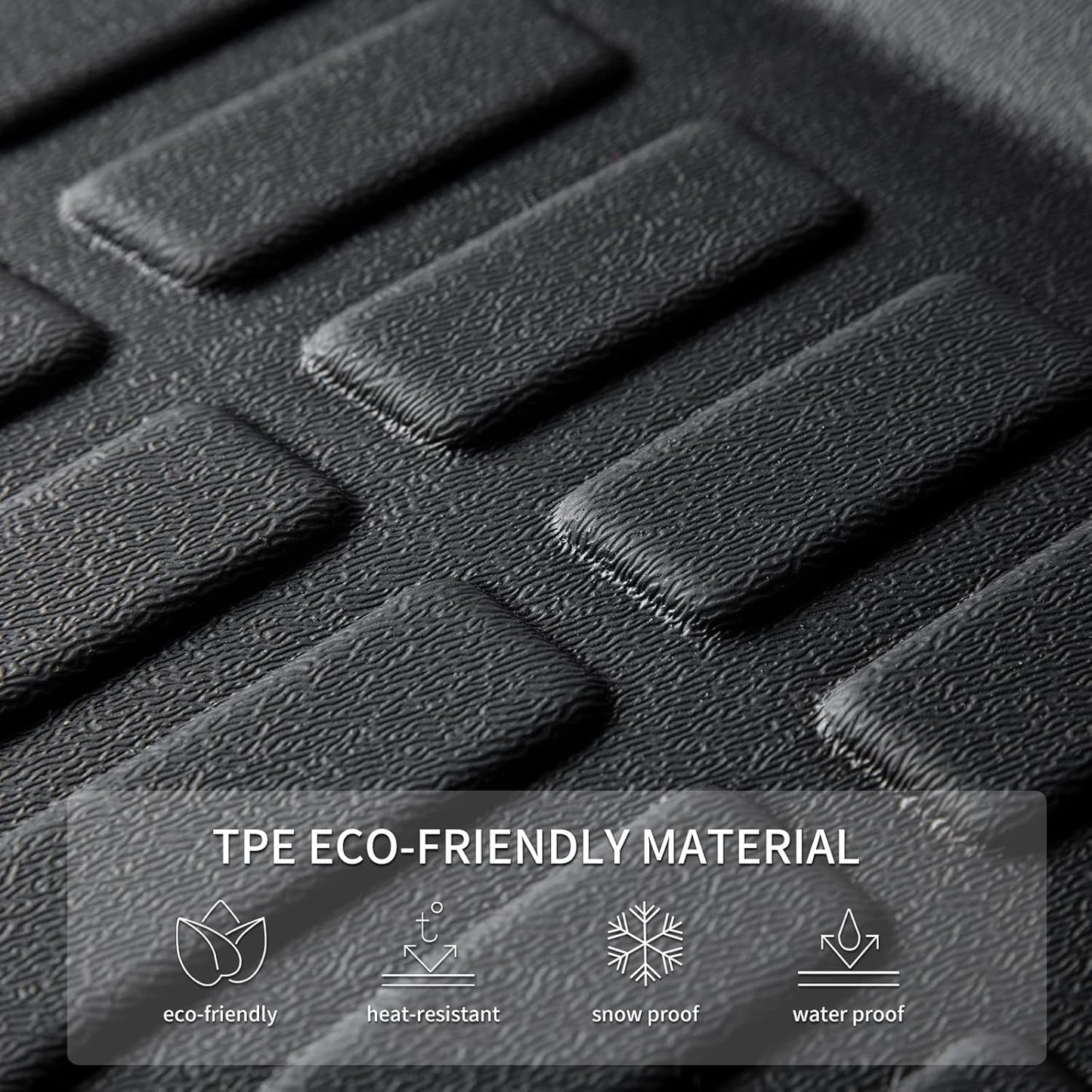 KELCSEECS® Floor Mats & Cargo Liner Custom for Mazda CX-5 2025 2024 2023 All Weather Protection Anti-Slip TPE Floor Liners Full Set Mazda CX5 Accessories Black