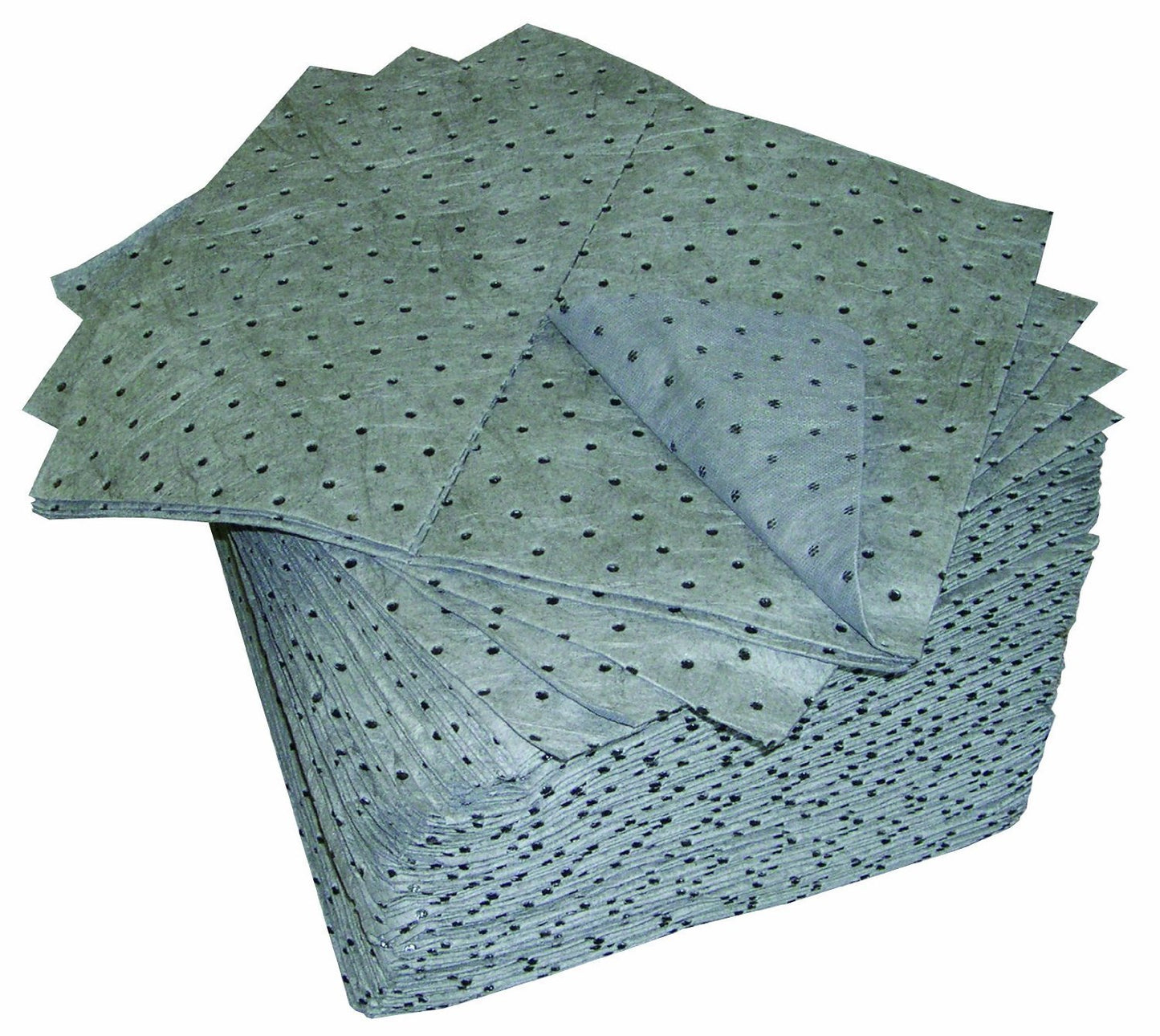 Oil-Dri L90907 15" W x 19" L Universal Heavy Weight Bonded Perforated Pads (50 Mats/Box)