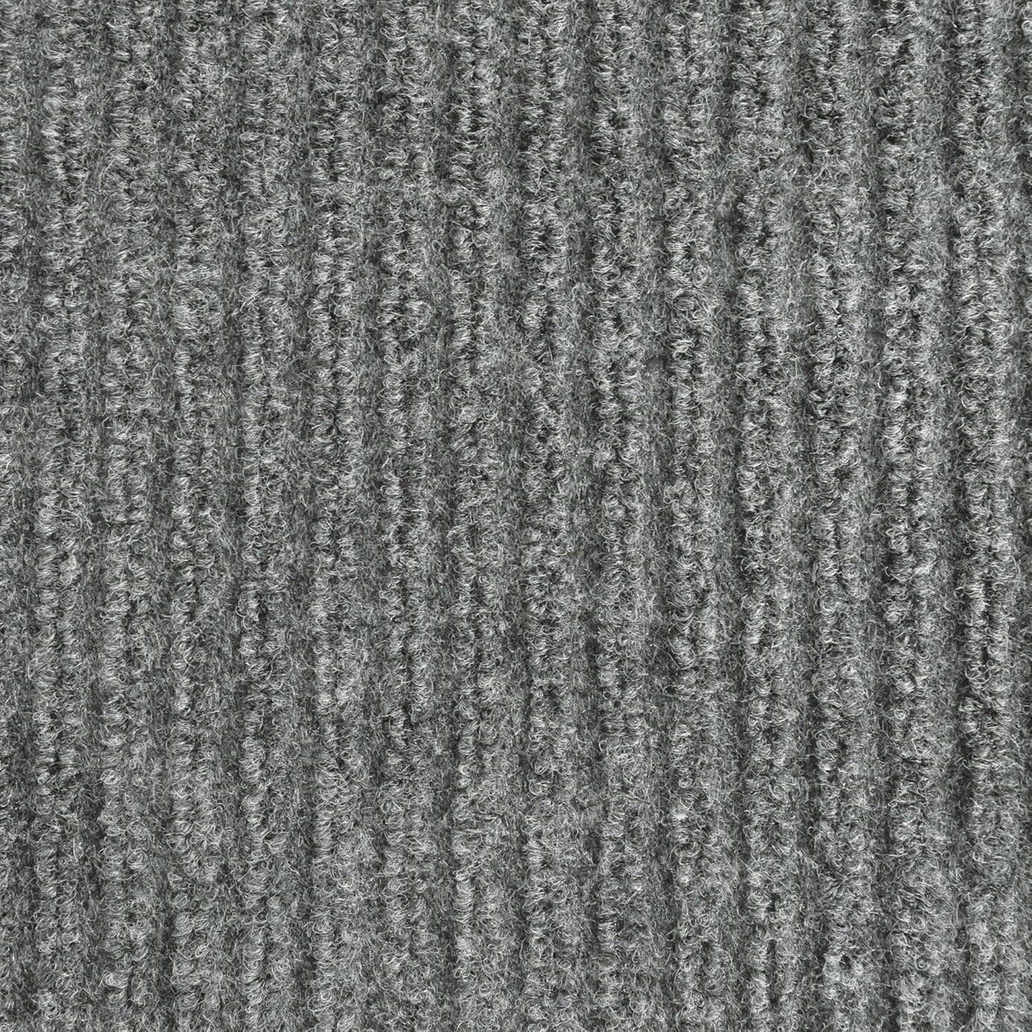 iCustomRug Spartan Weather Warrior Duty Indoor/Outdoor Utility Ribbed in 3ft,4ft,6ft Widths 70 Custom Sizes with Natural Non-Slip Rubber Backing 4'X80' in Grey