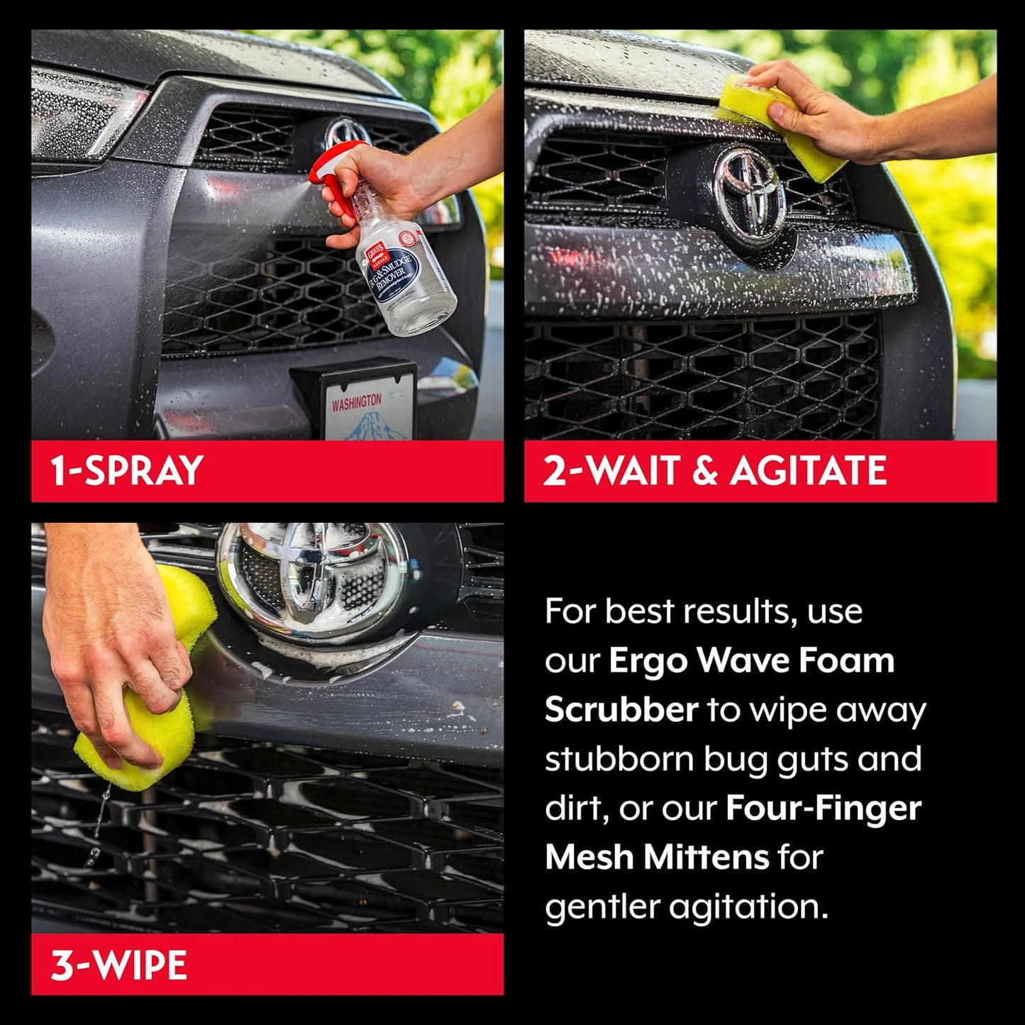 Griot's Garage Smudge Remover, Car Cleaning Spray for Spot Removal, Works on All Exterior Surfaces, Releases Smudges, Oil, Grime, and Scuffs, One Gallon