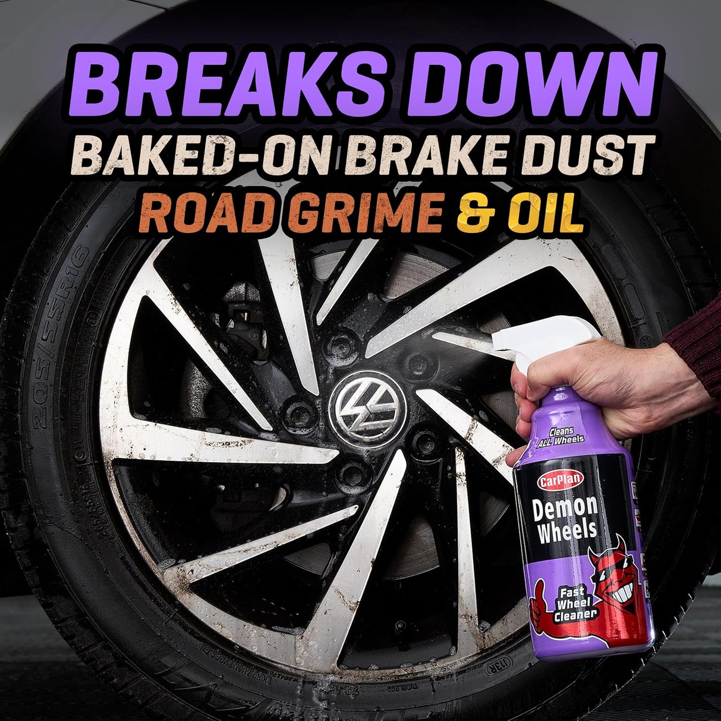 Demon 7 Piece Car Care Gift Pack - Includes Demon Shine, Wheels, Foam, Tyres & More