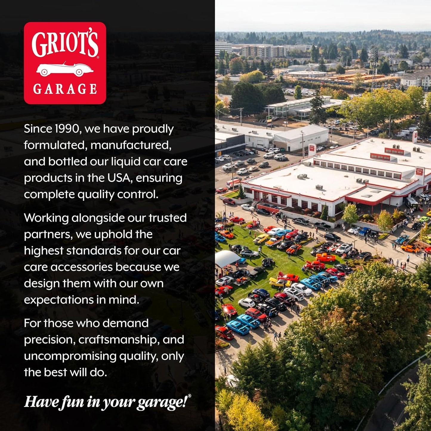 Griot's Garage Rinseless Wash for Car Cleaning and Detailing, No-Rinse Vehicle Washing, Dilutes Into Detailer, Clay Bar Lubricant, 10488, One Gallon
