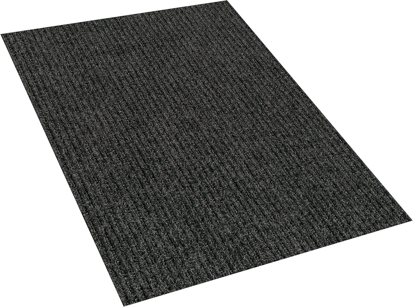 KOECKRITZ Heavy Duty Durable All Weather Indoor/Outdoor Non Slip Entrance Mat Rugs and Runners for Office Business Building Home Garage Front Door (3' x 20', Charcoal)