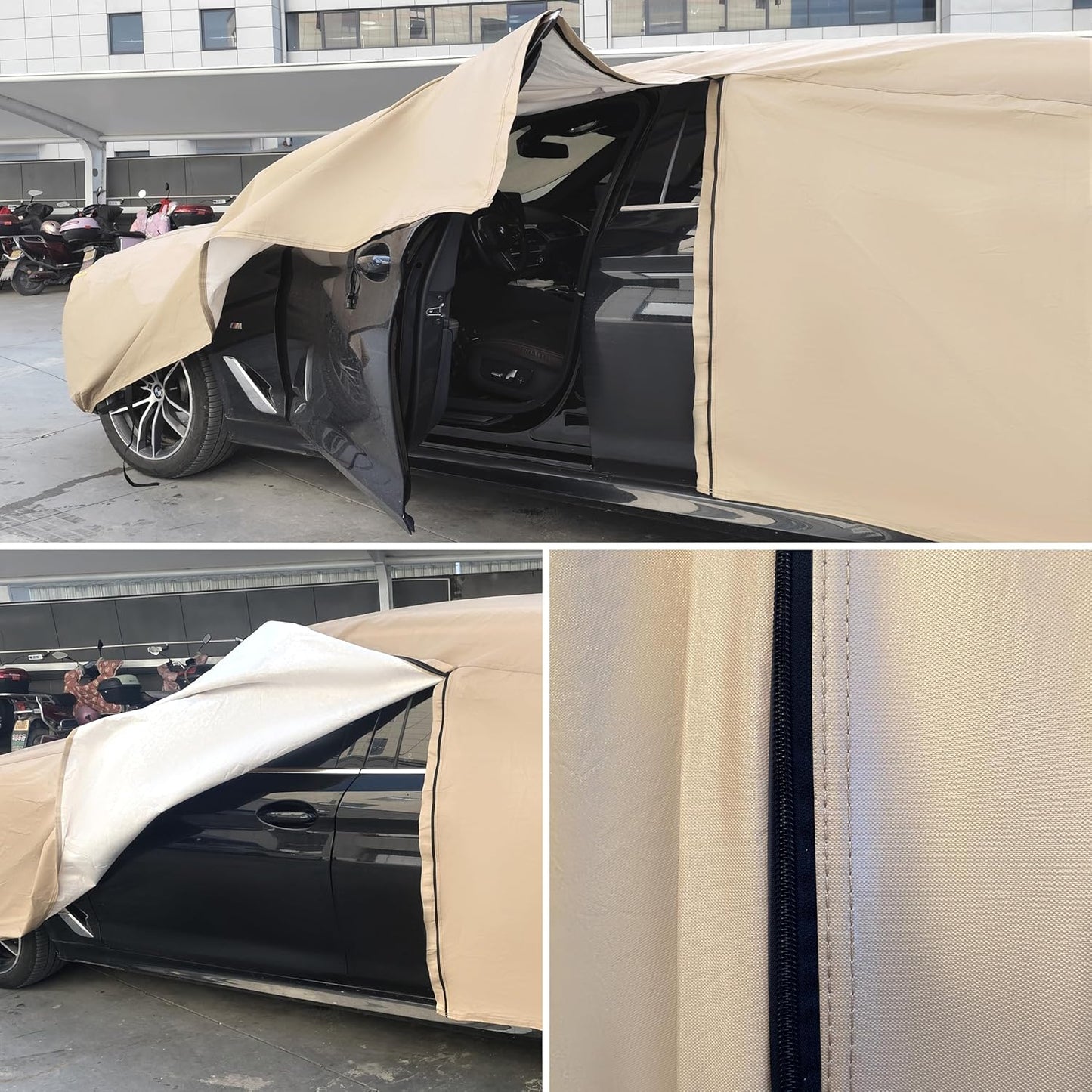 Heavy Duty Outdoor Car Cover Custom Fit for Chevrolet Corvette, Windproof All Weather Waterproof Sun Rain UV Dust Snow Protection Outdoor Car Covers